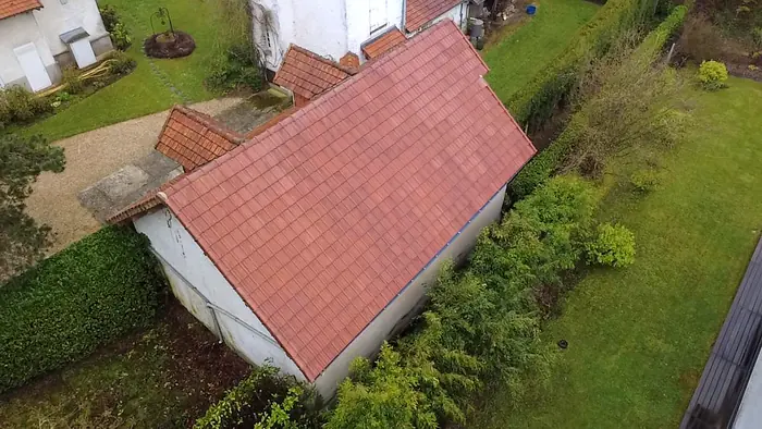 Toiture d’annexe terminée